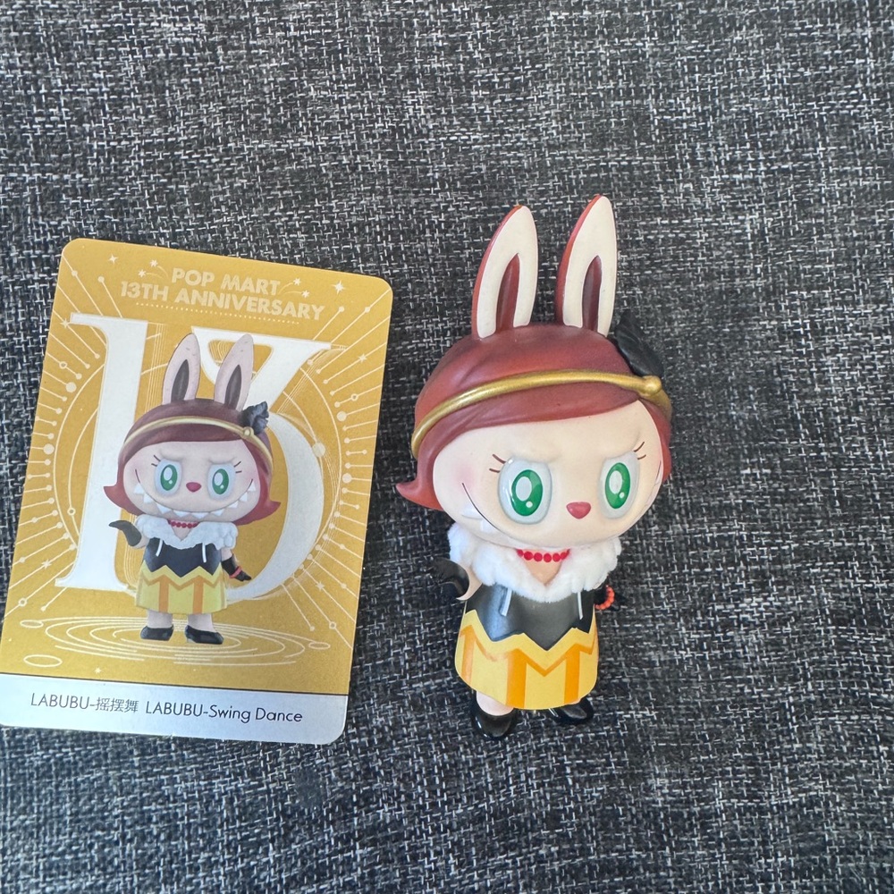 SOLD 
LABUBU Swing Dance Figure - Multicolor